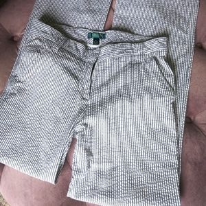 Bitten seersucker pants